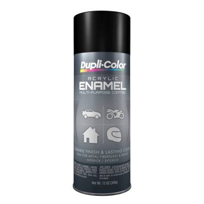 Duplicolor Paint - Dupli-Color Paint DA1603 Semi-Gloss Black Acrylic Enamel Spray 12oz