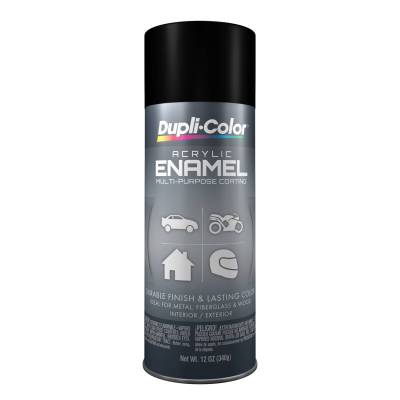 Duplicolor Paint - Dupli-Color Paint DA1605 General Purpose Acrylic Enamel Flat Black 12oz