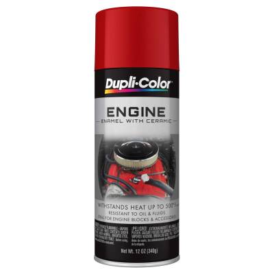 Duplicolor Paint - Dupli-Color Paint DE1605 Engine Paint w/Ceramic Ford Red 12oz Can