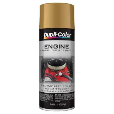 Duplicolor Paint - Dupli-Color Paint DE1604 Engine Paint w/Ceramic Universal Gold 12oz Can