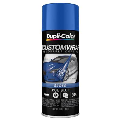 Duplicolor Paint - Dupli-Color Paint CWRC842 Custom Wrap 11 Ounce True Blue Spray Paint
