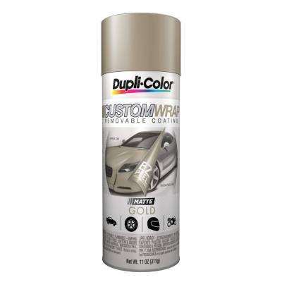 Duplicolor Paint - Dupli-Color Paint CWRC833 Custom Wrap 11 Ounce Metallic Gold Spray Paint