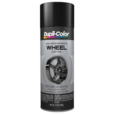 Duplicolor Paint - Dupli-Color Paint HWP108 Wheel Coating Spray Paint Gloss Black 12oz