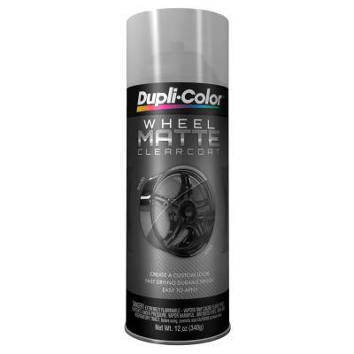 Duplicolor Paint - Dupli-Color Paint HWP106 Matte Clearcoat High Performance Wheel Paint 12oz
