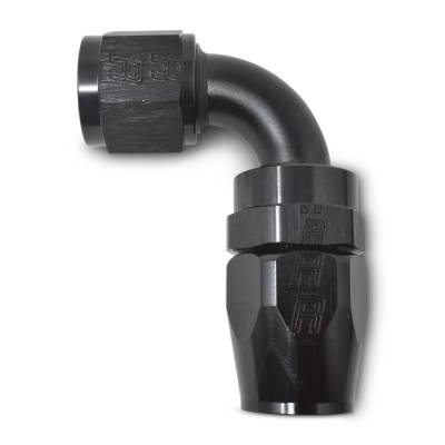 Russell - Russell 610185 Full Flow Hose End 90-DEG End All Black Finish -10AN
