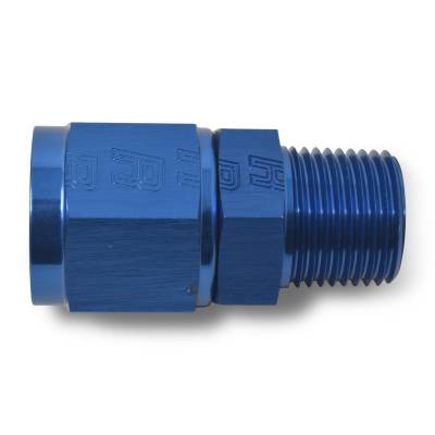 Russell - Russell 614206 6AN Female To 1/4" Male NPT Fitting w/Blue Finish
