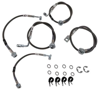 Russell - Russell 695760 Street Legal Brake Line Assembly for 05-06 Sierra/Silverado 1500
