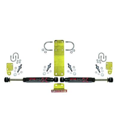 Skyjacker - Skyjacker 8204 Black MAX Dual Stabilizer Kit for 07-18 Jeep Wrangler JK