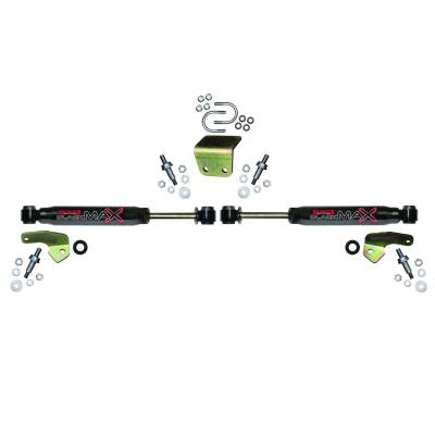 Skyjacker - Skyjacker 8211 Black Dual Steering Stabilizer Kit for 4" Lift