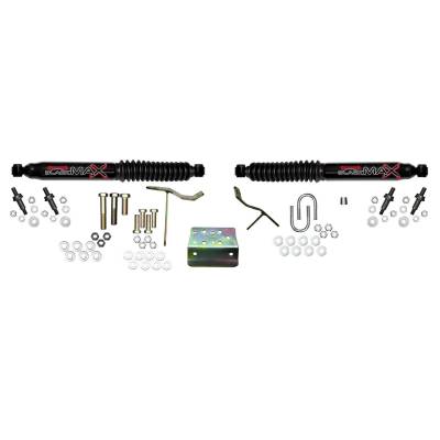 Skyjacker - Skyjacker 8213 Black Dual Steering Stabilizer Kit for 03-08 Ram 2500/3500