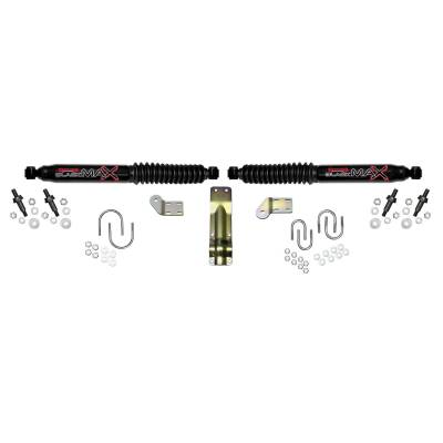 Skyjacker - Skyjacker 8270 Black Dual Steering Stabilizer Kit for Ram 1500/2500/3500