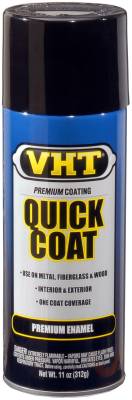 VHT - VHT SP504 Quick Coat Gloss Black 11 oz. Aerosol