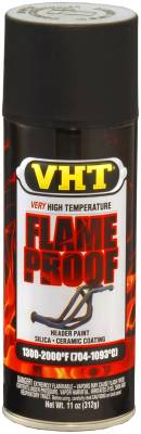 VHT - VHT SP102 FlameProof Coating Flat Black Paint Can 11oz
