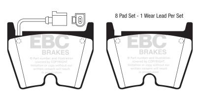 EBC Brakes - EBC Brakes DP51513/3NDX Bluestuff NDX Full Race Brake Pads