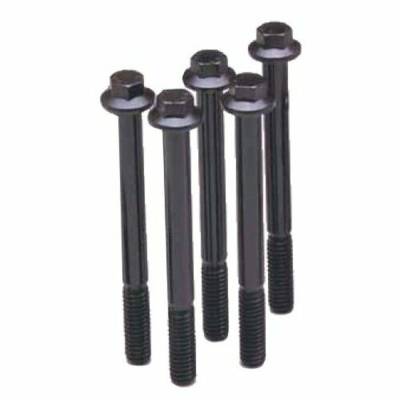 ARP Auto Racing - ARP 663-1010 Metric Hex Bolt 5PC Black Oxide M10 x 1.25 x 80 Wrenching 12mm