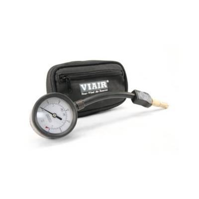 Viair - Viair 00032 Black 3-IN-1 0-60 PSI AIR DOWN GAUGE w/STORAGE POUCH