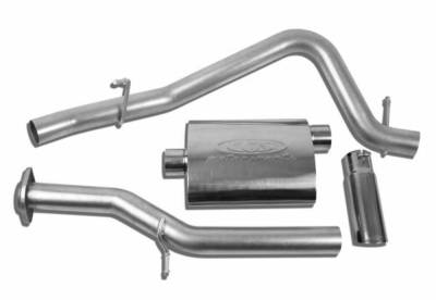 CGS - CGS Performance 60012 Aluminized Cat-Back Exhaust for Select 02-08 GM SUV 5.3L