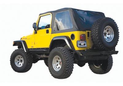Rampage - Rampage 109535 Frameless Trail Top w/Tinted Window for 97-06 Jeep Wrangler TJ