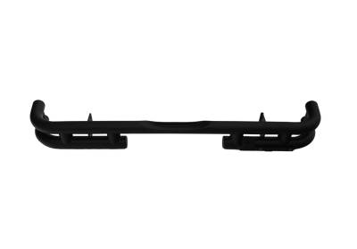 Rampage - Rampage 8822 Rear Double Tube Bumper Black for 18-25 Jeep Wrangler JL