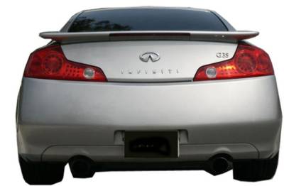 Dallas Automotive Restyling - DAR ABS-523 Factory Flush Mount Rear Spoiler Unpainted Lighted
