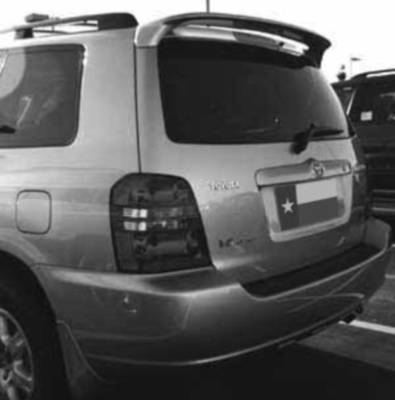 Dallas Automotive Restyling - DAR ABS-537 for Highlander Roof Mount Rear Spoiler Unpainted