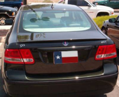 Dallas Automotive Restyling - DAR FG-031 Saab 9.3 Lip Mount Rear Spoiler Unpainted