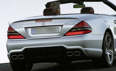 Dallas Automotive Restyling - DAR FG-234 Mercedes SL63 Lip Mount Rear Spoiler Unpainted