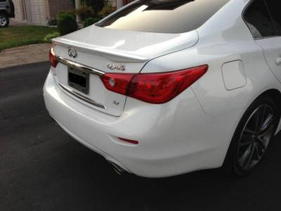 Dallas Automotive Restyling - DAR FG560 for Q50 Factory Lip Rear Spoiler Unpainted