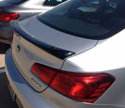 Dallas Automotive Restyling - DAR FG-581 for KIA Forte Custom Style Lip Rear Spoiler Unpainted