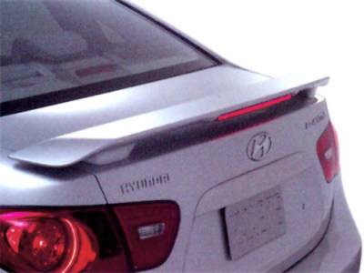 Dallas Automotive Restyling - DAR FG-217 for Hyundai Elantra Post Mount Rear Spoiler Unpainted Lighted