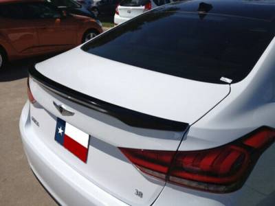 Dallas Automotive Restyling - DAR FG-574 for Hyundai Genesis Sedan Custom Rear Lip Spoiler Unpainted