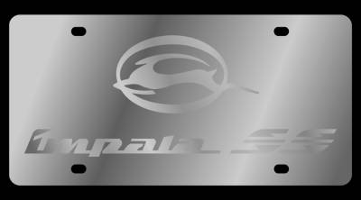Eurosport Daytona - Eurosport Daytona 1314-3 Stainless License Plate Impala SS Logo