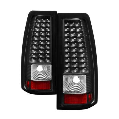 Spyder Auto - xTune Auto 5008817 Black/Clear LED Taillights