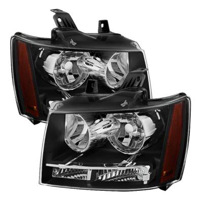 xTune Auto - xTune Auto 9022777 Black/Clear Crystal Headlights