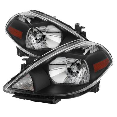 xTune Auto - xTune Auto 9023613 Crystal Headlights Black/Clear