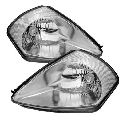 xTune Auto - xTune Auto 9023958 Chrome/Clear Crystal Headlights