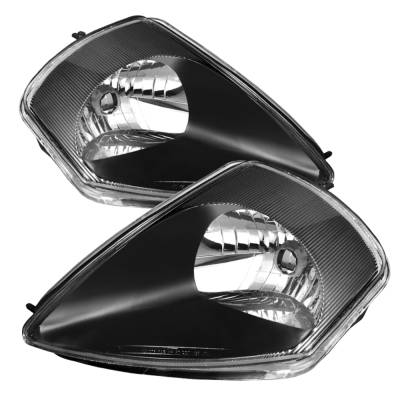 xTune Auto - xTune Auto 9023965 Crystal Headlights Black/Clear