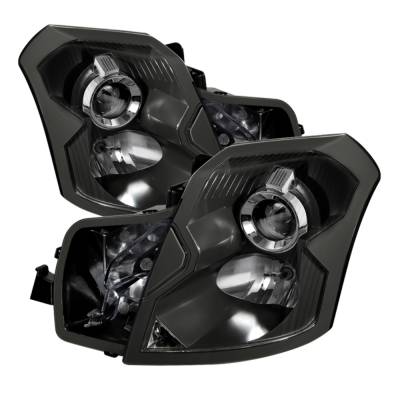 xTune Auto - xTune Auto 9023798 Crystal Headlights Black/Clear