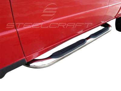 Steelcraft - Steelcraft 211207 3" Stainless Step Bars 99-12 Ford Ranger & Mazda Ext Cab