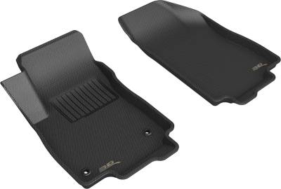 3D MAXpider - MAXpider L1BC01611509 Kagu Floor Mat Front Black 13-22 Buick Encore Trax