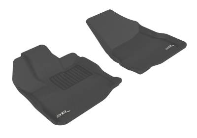 3D MAXpider - MAXpider L1CH01411509 Kagu Floor Mat Front Black Chevrolet/GMC Equinox/Terrain