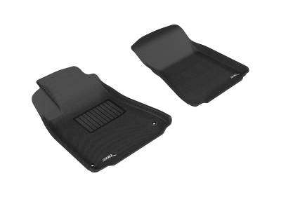 3D MAXpider - MAXpider L1LX00611509 Kagu Floor Mat Front Black for IS250/350/ISF