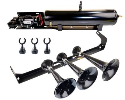 Kleinn Automotive Accessories - Kleinn Automotive VELO15-230 Onboard Air System w/Train Horn for Ford F150