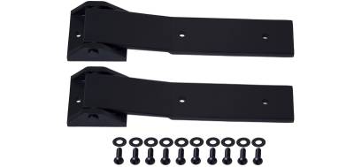 Kentrol - Kentrol 80578 Textured Black Rear Tailgate Hinge Pair for 07-18 Jeep Wrangler JK