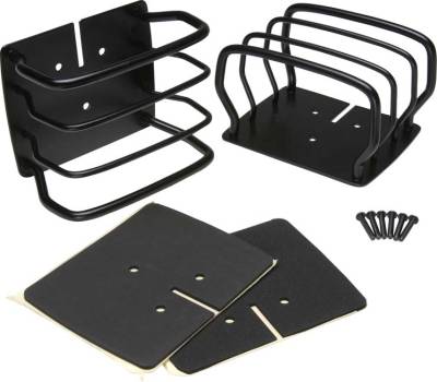 Kentrol - Kentrol 50497 Black Rear Taillight Guards Pair for 76-06 Jeep Wrangler TJ