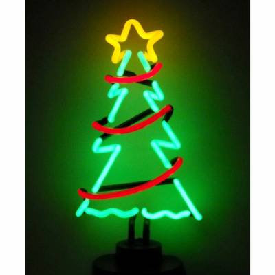 Neonetics - Neonetics 4XMASG Christmas Tree w/Garland Neon Sculpture