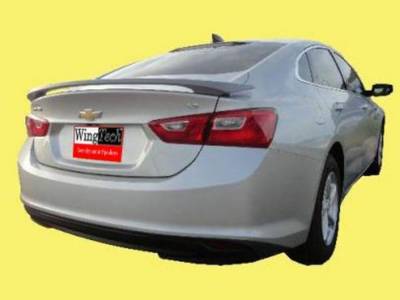 WingTech - WingTech Custom Style Two Post Rear Spoiler Un-Lighted ABS-432A