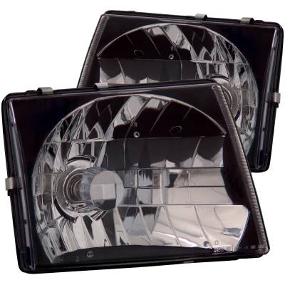 Anzo USA - Anzo USA Black Crystal Headlight Set for Tacoma 121139