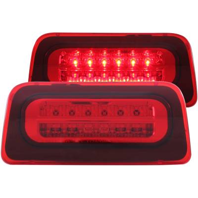 Anzo USA - Anzo USA 531020 LED Third Brake Light Chrome Red Lens for 95-04 S10/Sonoma