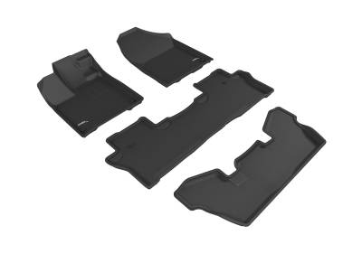 3D MAXpider - 3D MAXpider L1HD08401509 KAGU Floor Mat for 16-22 Pilot